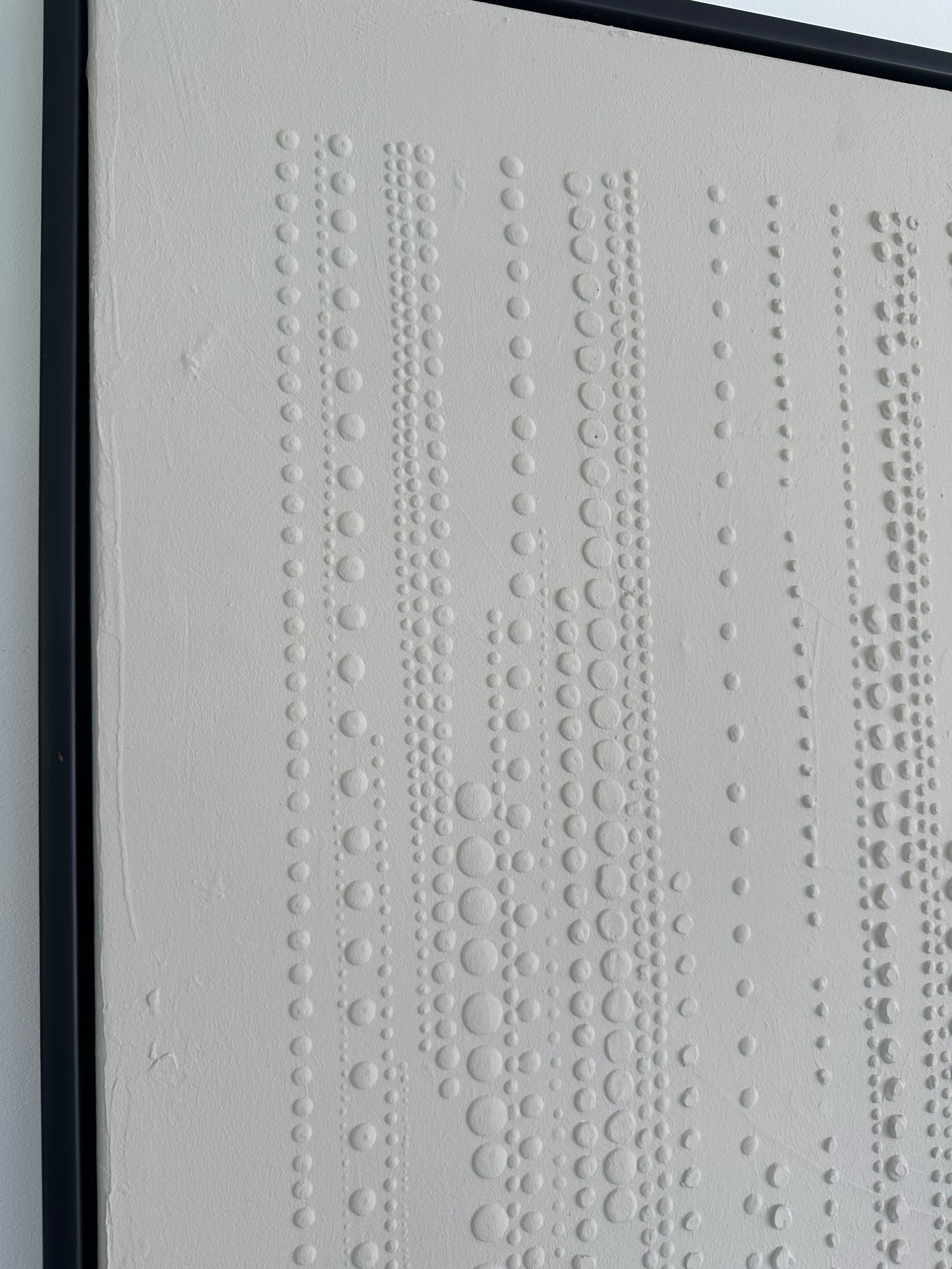 Rhythms of Silence - 160x100 inkl. schwarzem Rahmen