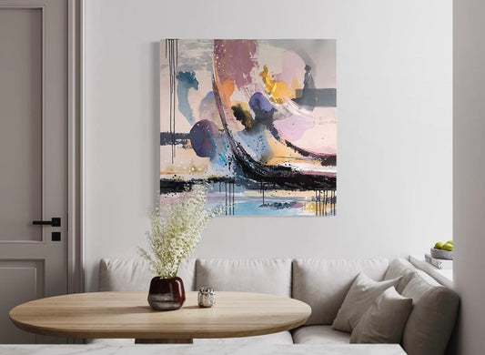 Blurred Intensity 100x100cm